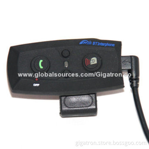 Motorcycle Bluetooth Intercom/Interphone, Safe for Riders, Skiers with 2.4GHz Frequency